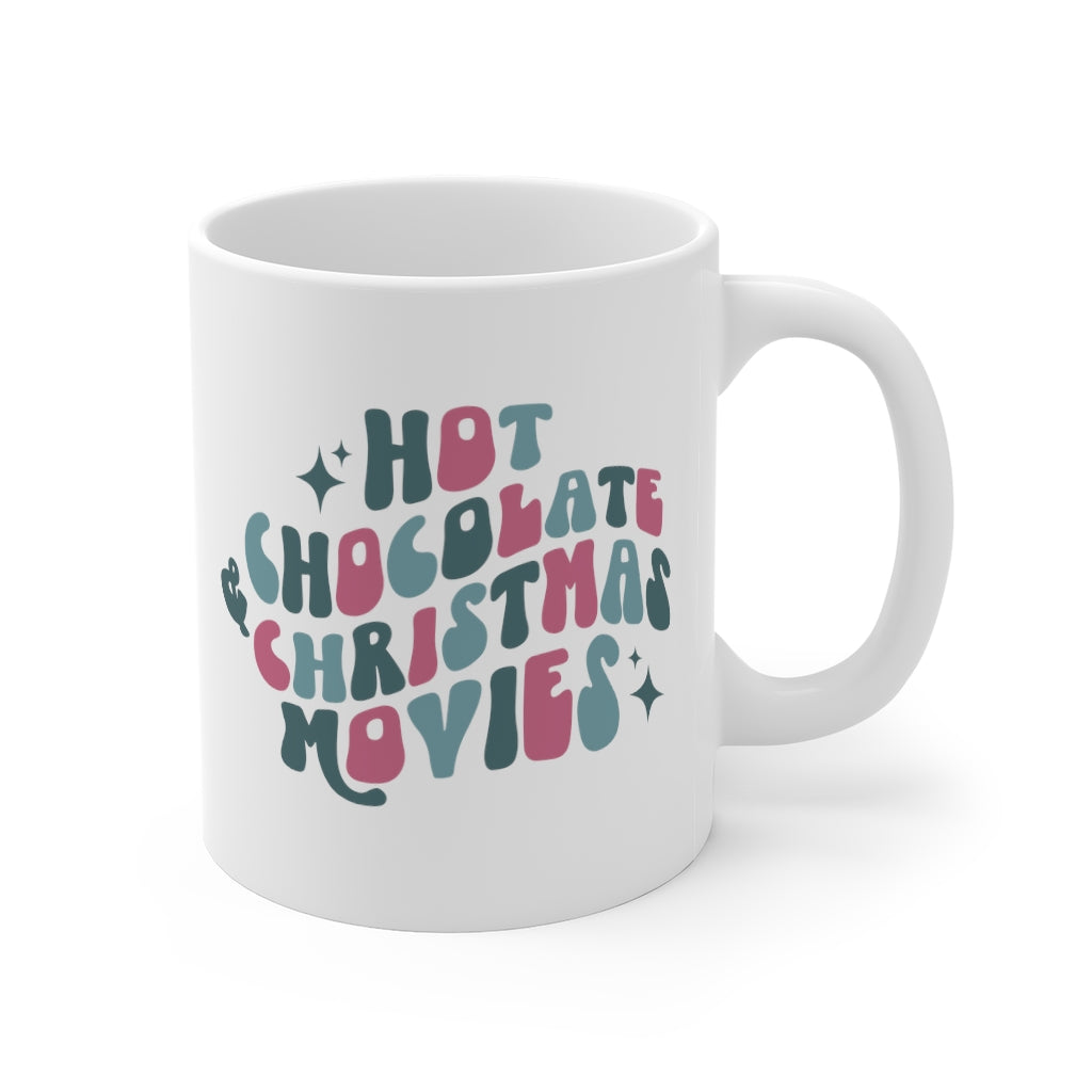 Hot Chocolate And Christmas Movies Mug
