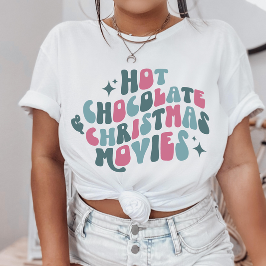 Hot Chocolate And Christmas Movies Shirt