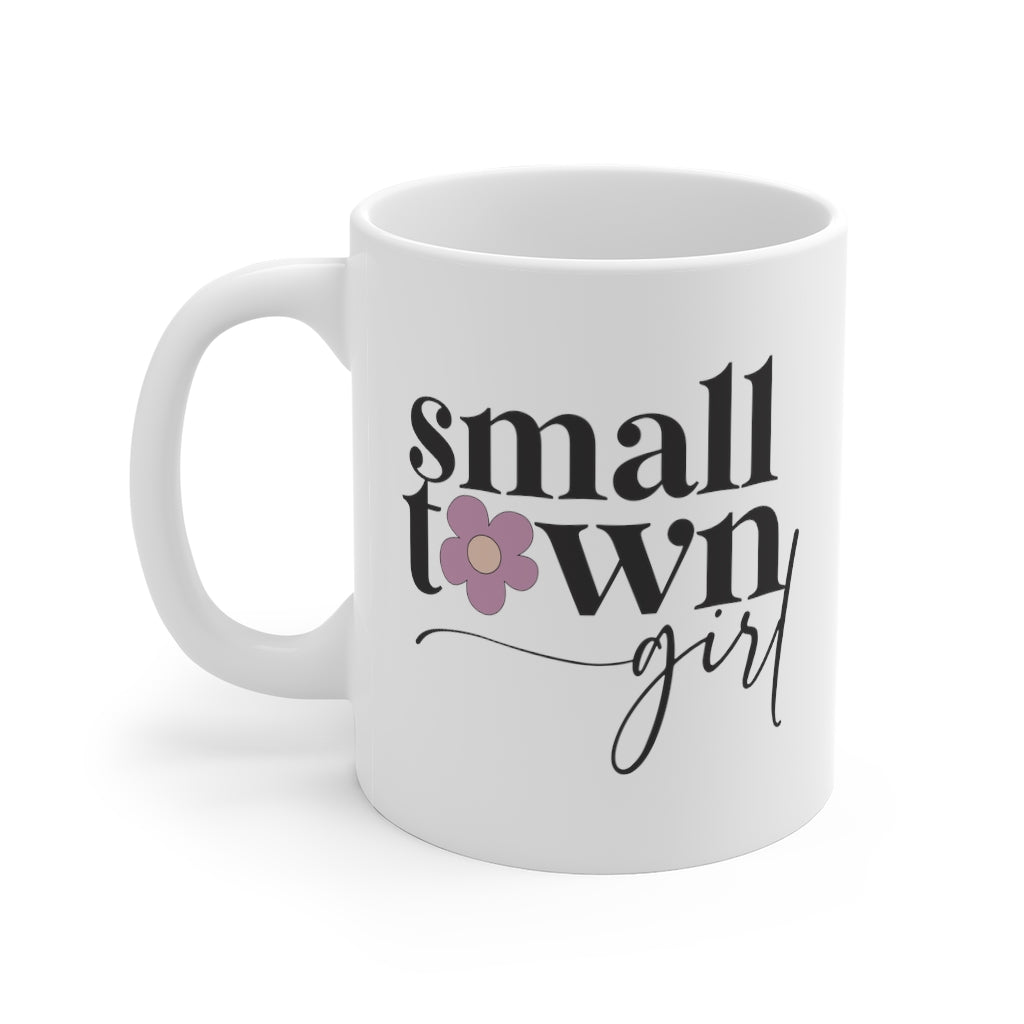 just a small town girl mug